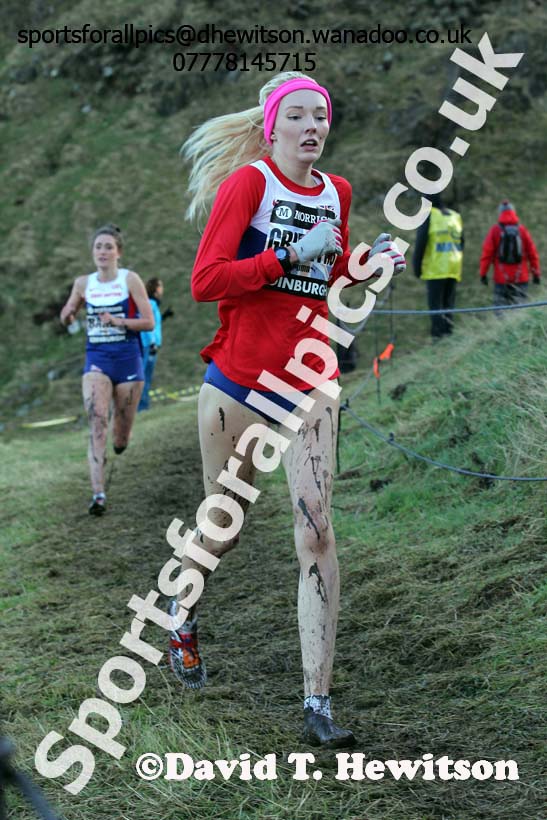 Junior womens 4k, Morrisons Great Edinburgh Cross Country. Photo: David T. Hewitson/Sports for All Pics
